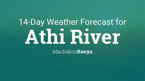 weather forecast athi river